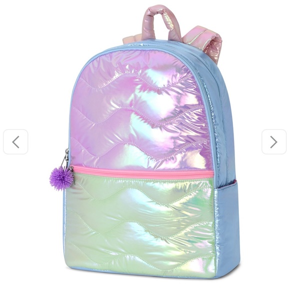 Iscream Color Block Quilted Backpack – Nylon, Padded Straps, Excellent Condition - Picture 2 of 8